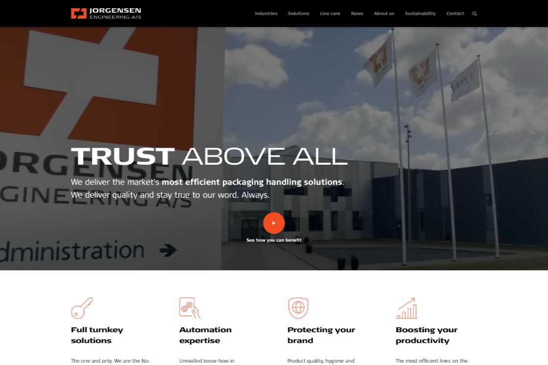 Engineering Complete packaging handling systems